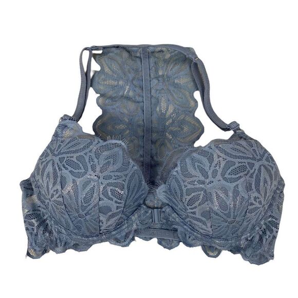 VS Pink Date Racerback Front Closure Bra - Picture 1 of 6
